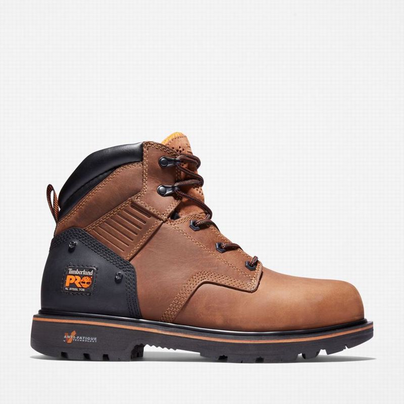 Pracovní Boty Timberland Ballast 6" Steel Špicí Hnědé | 77757217