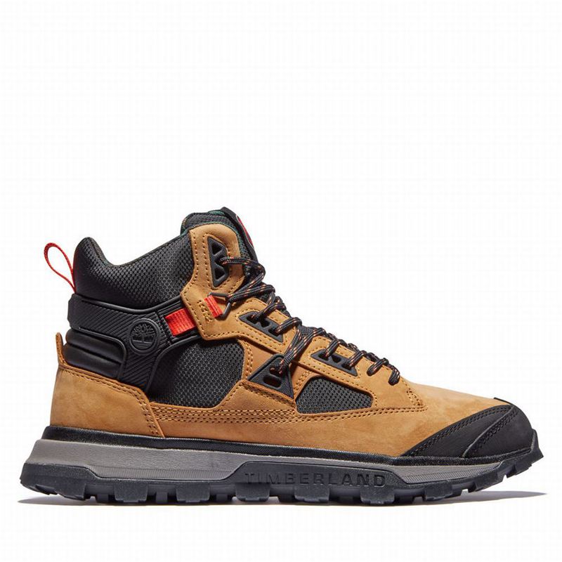 Turistické Boty Timberland Treeline STR Mid Žluté | 99526337